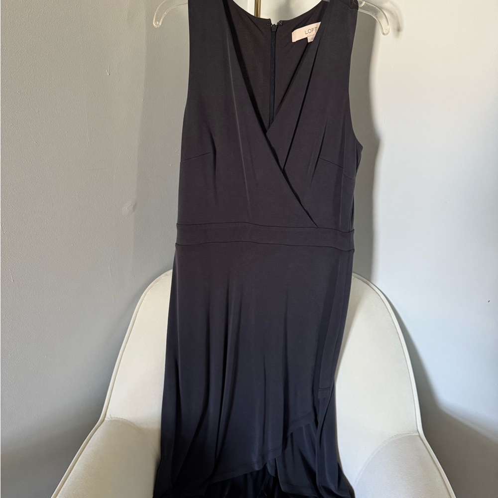 5/$35 FLASH SALE - Elegant Dark Gray Sleeveless Dress